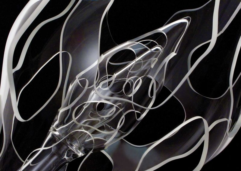 Three generations (detail), 2011. Blown and carved glass. By Yusuke Takemura.