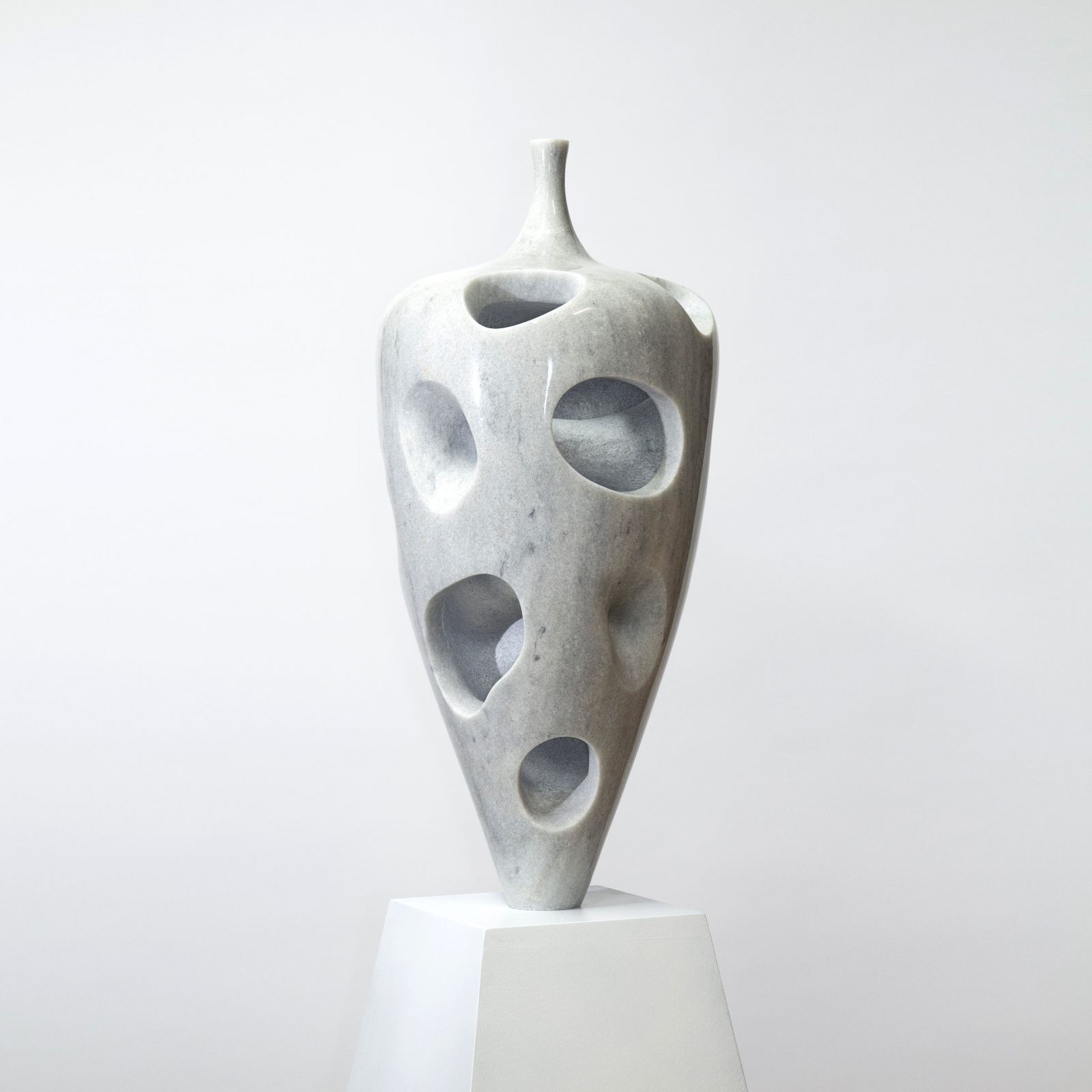 Dimensions of the Mind, 2023. Grey marble. By Yusuke Takemura.